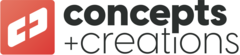 Concepts + creations Logo