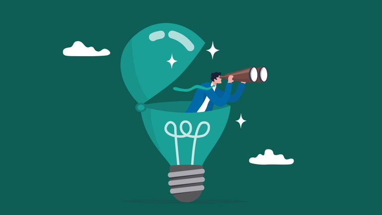 PIM-System als Symbol für Zukunft, Strategie und Weitblick